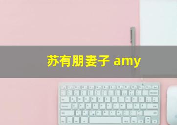 苏有朋妻子 amy